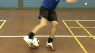 learn to do the Johan Cruijff turn  Football Soccer skills  How to do the Cruyff Drag Back [upl. by Beaver664]