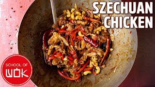 Easy Szechuan Chicken Recipe [upl. by Raynard]