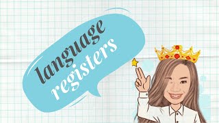 Language Registers [upl. by Darton873]