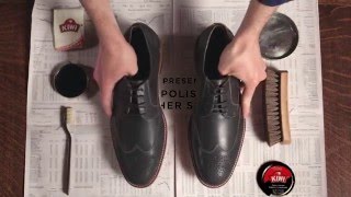 How to Polish Your Shoes  KIWI® Shoe Care [upl. by Dobson314]