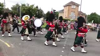 The Linlithgow Marches 2019  The Royal Regiment of Scotland  Part 14 4KUHD [upl. by Anastassia352]