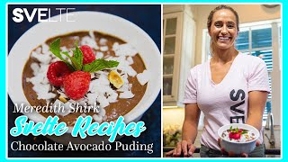 Healthy Chocolate Avocado Pudding Recipe  Svelte [upl. by Latea431]