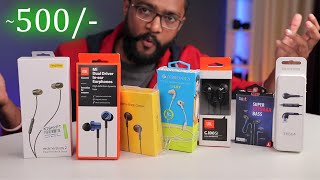 Top 7 Budget Earphones TEST  Must watch Before Buy [upl. by Yral177]