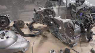 Vespa GTS Complete Engine Overhaul pt 2 Crank ReplacementReAssembly [upl. by Nefets]