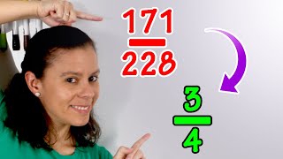 EASY WAY TO SIMPLIFY BIG FRACTIONS [upl. by Ahsotal596]