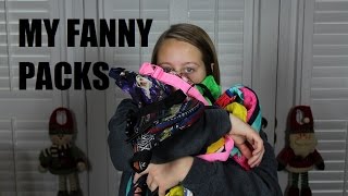 MY FANNY PACK COLLECTION [upl. by Namso]