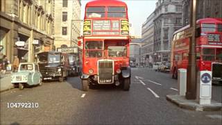 London In The 1960s  Full HD Colour  GettyImages  Traffic  City Gents  Landmarks [upl. by Xanthe409]