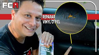 COMO REPARAR VINIL O PIEL DE UN COCHE [upl. by Goodrich10]