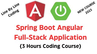 Spring Boot  Angular Full Stack  Full Course NEW ✅ [upl. by Syhr]