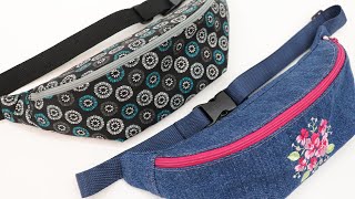 How to sew a Classic Fanny Pack Detailed Instructions by learncreatesew [upl. by Chrysler297]