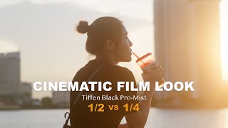 The Secret to Cinematic Videos  Tiffen Black ProMist Filter  12 VS 14 with Test Footages [upl. by Ianaj]