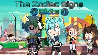 Zodiac Signs II Skits part 2  bonus skit II Gacha Life II ⚠ cuss warning ⚠ [upl. by Yeleek783]