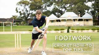 Footwork  Top Tips  Cricket HowTo  Steve Smith Cricket Academy [upl. by Nylcoj810]