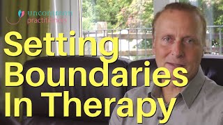 3 Firm Ways To Set Therapy Boundaries [upl. by Arretak]