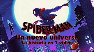 SpiderMan Un Nuevo Universo La Historia en 1 Video [upl. by Orton]