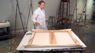 Canvas Stretching Lesson [upl. by Ellenad]