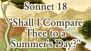 Sonnet 18 by William Shakespeare Memorization Song [upl. by Ahtnammas]