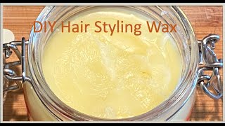 DIY Hair Styling BeeswaxHairwax [upl. by Ignace]