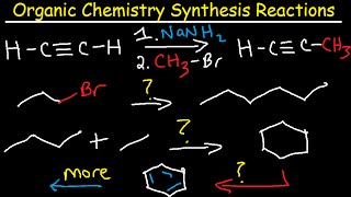 Organic Chemistry Synthesis Reactions  Examples and Practice Problems  Retrosynthesis [upl. by Mizuki]