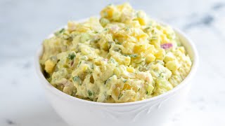 Easy Creamy Potato Salad Recipe [upl. by Gary504]