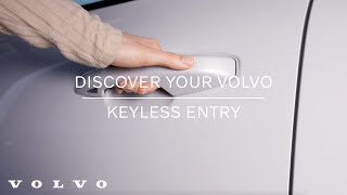 Keyless Entry  XC40 Recharge Electric SUV  Volvo [upl. by Nauqe358]