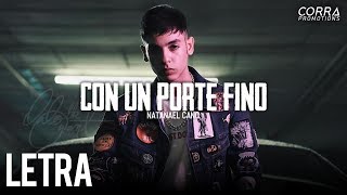 LETRA Iniciales AL “Porte Fino”  Natanael Cano 2019 [upl. by Patrice844]