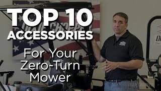 Top 10 Accessories for Your ZeroTurn Mower [upl. by Ragde]