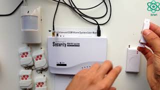 Wireless GSM Alarm Systems Security PART 2 SETTING [upl. by Rafa]