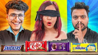 GUESS the CHOCOLATE Challenge 🍫 ft Triggered Insaan [upl. by Ratna]