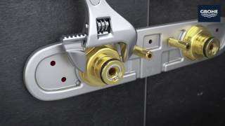 GROHE  RainShower SmartControl  Installation Video [upl. by Nwahsram]