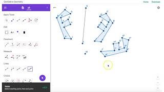 Transformations in GeoGebra Geometry [upl. by Hairym]