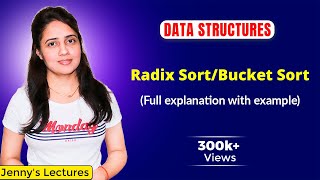 710 Radix SortBucket Sort in Data Structure  Sorting Algorithm [upl. by Ishmul]