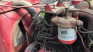 International Harvester B414 Diesel Injector Bleeding And Start Up [upl. by Ttegirb]