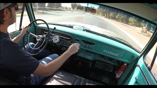 F100 Driving 4 Speed Borg Warner T18 [upl. by Bartlet]