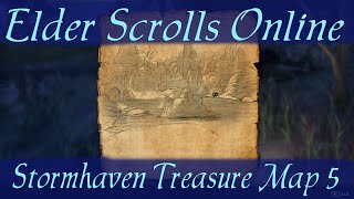 Stormhaven Treasure Map 5 Elder Scrolls Online ESO [upl. by Nirra]