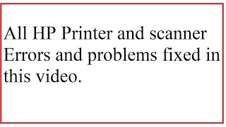 How to fix printing and scanning problems in HP Fix printing issues  Fix scanning issuesHP print [upl. by Bate574]