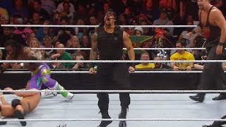 Roman Reigns makes a dominant Royal Rumble Match debut [upl. by Ragse]