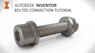 How To Bolted Connections Full Almost Training  Autodesk Inventor [upl. by Chung385]