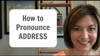 How to Pronounce ADDRESS  American English Heteronym Pronunciation Lesson [upl. by Lleksah375]