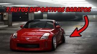 7 AUTOS DEPORTIVOS BARATOS PARA ESTUDIANTES VERSION TUNING I RACEMAN [upl. by Ingrim]