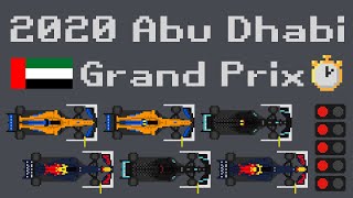 2020 Abu Dhabi Grand Prix Timelapse [upl. by Suirtemid]