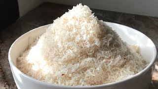 Homemade desiccated coconut recipehow To Make desiccated coconut At Home [upl. by Eivi296]