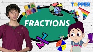 Fractions  Types of Fractions  Class 1 to 5 Maths [upl. by Vivie923]