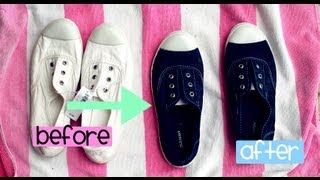 HOW to DYE your SHOES EASIEST WAY [upl. by Mcallister]