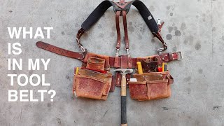 What Is In My Tool Belt A Carpenters Daily Carry [upl. by Nomead]