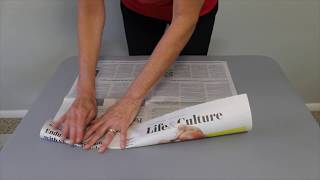 How to make a bag from newspaper [upl. by Fidelas]