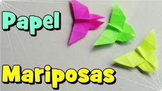 Mariposa de Papel  Origami [upl. by Anomar138]