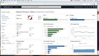 Oracle Cloud Infrastructure Operations Insights Capacity Planning [upl. by Oberg]