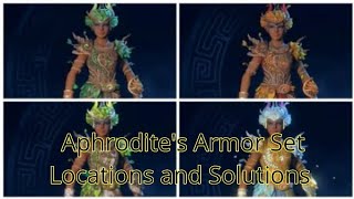 Aphrodites Armor Set Locations and Solutions Immortals Fenyx Rising [upl. by Wylma]