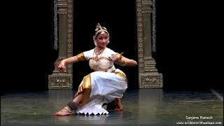 Sharada Kouthuvam by Sanjena Ramesh  Sridevi Nrithyalaya  Bharathanatyam Dance [upl. by Eilyac]